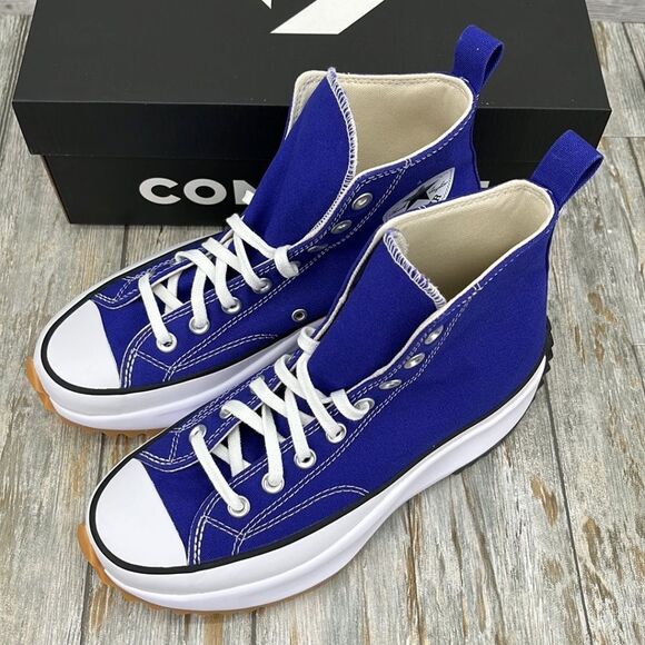 Converse Run Star Hike Canvas Platform Active Sneakers Shoes Size 10 - Picture 7 of 11